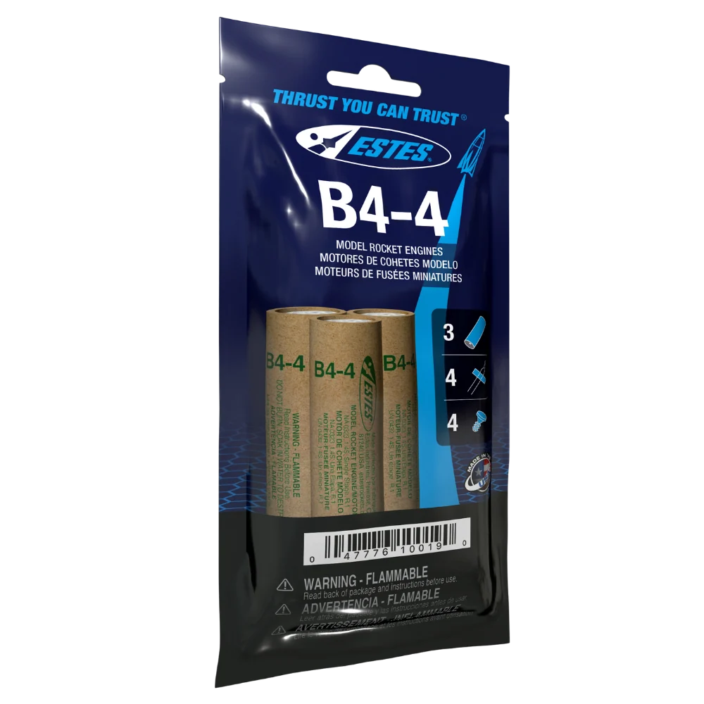 Estes - B4-4 Model Rocket Engines (3pk)