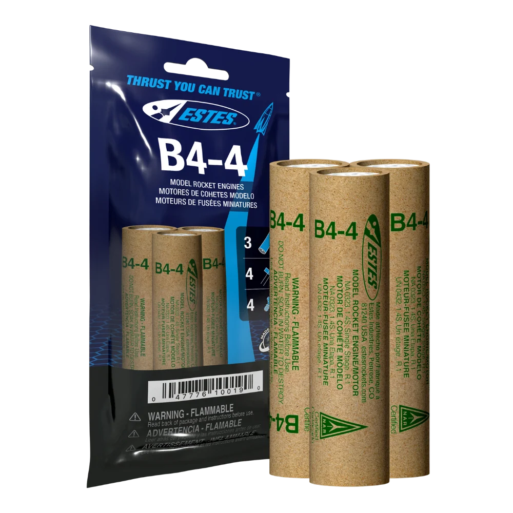 Estes - B4-4 Model Rocket Engines (3pk)