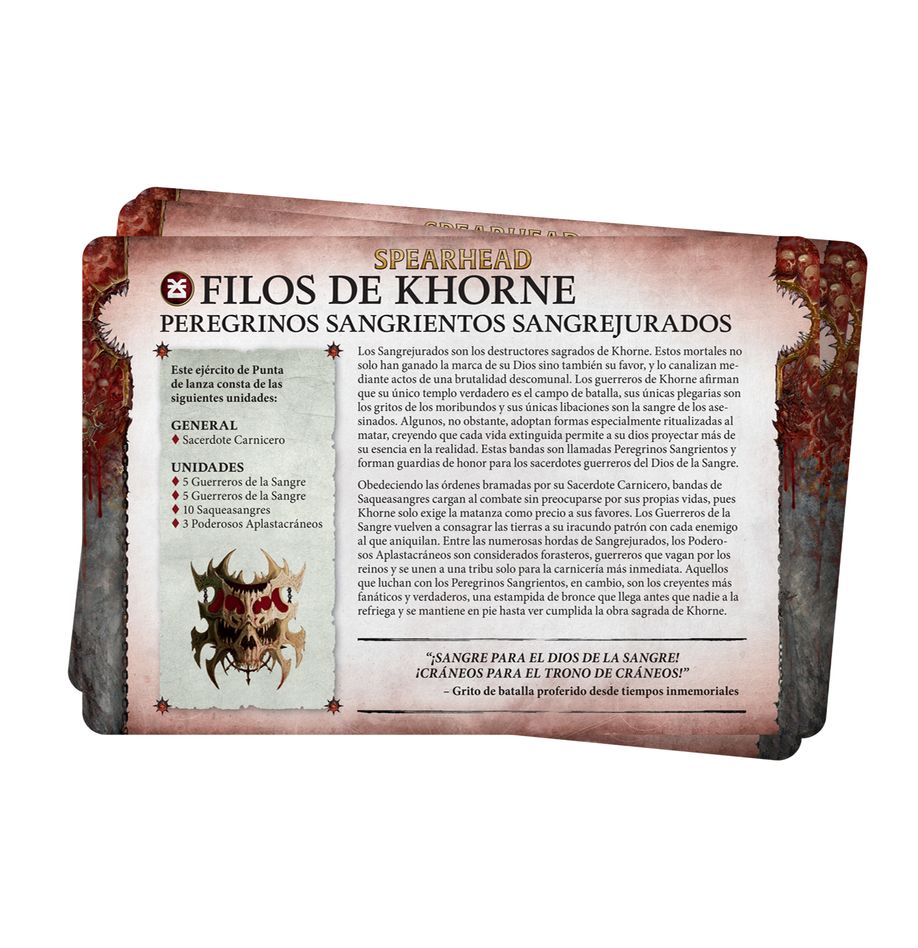 Games Workshop - Faction pack: Blades Of Khorne (Español)