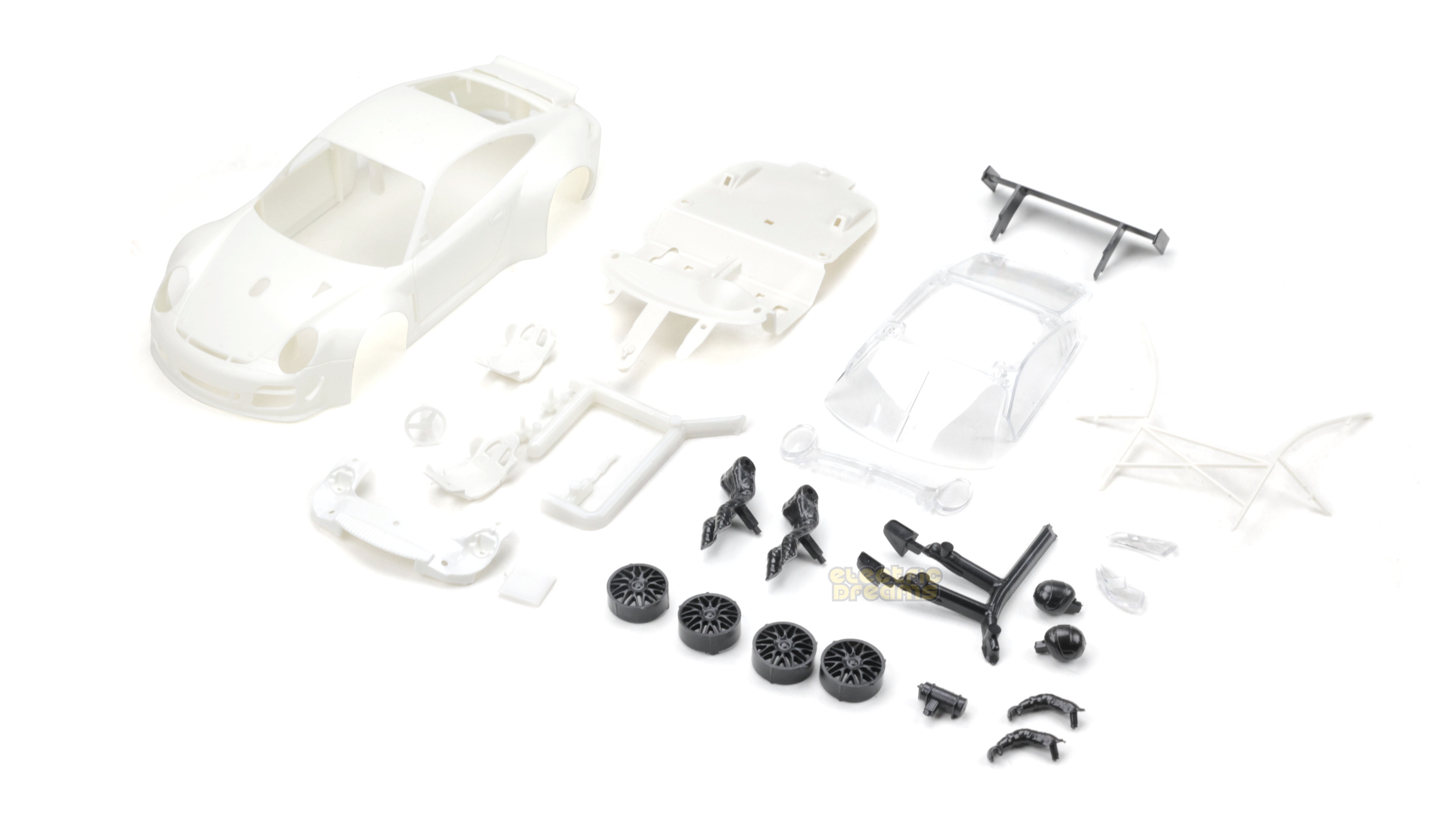 NSR - Porsche 997 RS Rally White Unpainted - Análogo, escala 1/32
