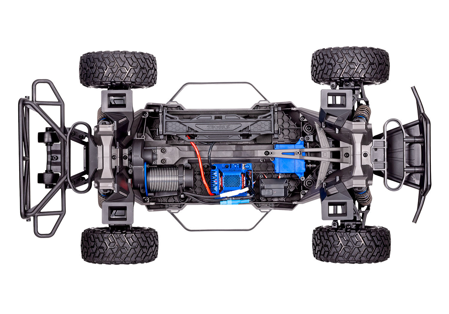 Traxxas - Maxx® Slash® 6S 1/10 RTR 4x4 Brushless Short Course Truck w/TQi™ 2.4GHz Radio & Link Module, Azul