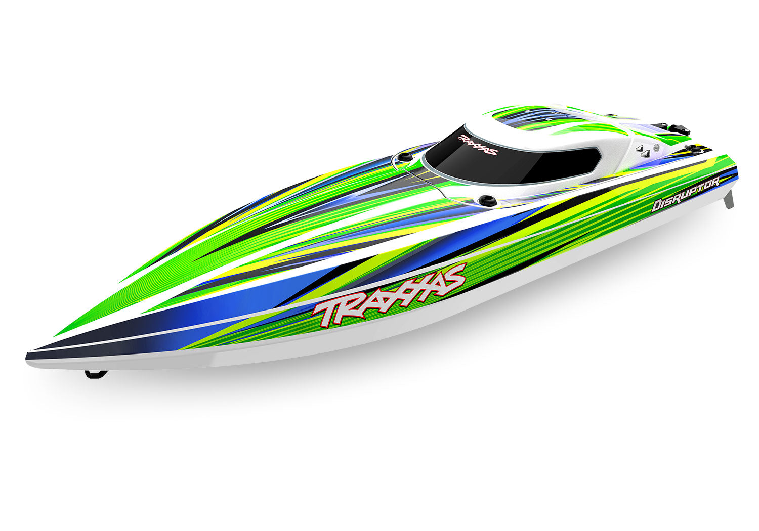 Traxxas - Disruptor® VXL 4S High-Performance Electric Brushless RTR Race Boat w/TQ 2.4Ghz Radio, Verde