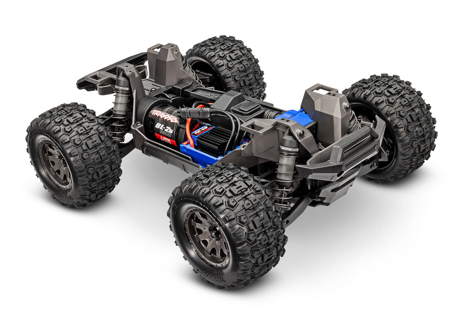 Traxxas - Mini Maxx® Brushless 1/16 4WD RTR Monster Truck w/TQ™ 2.4Ghz Radio, Battery & Charger, Negra