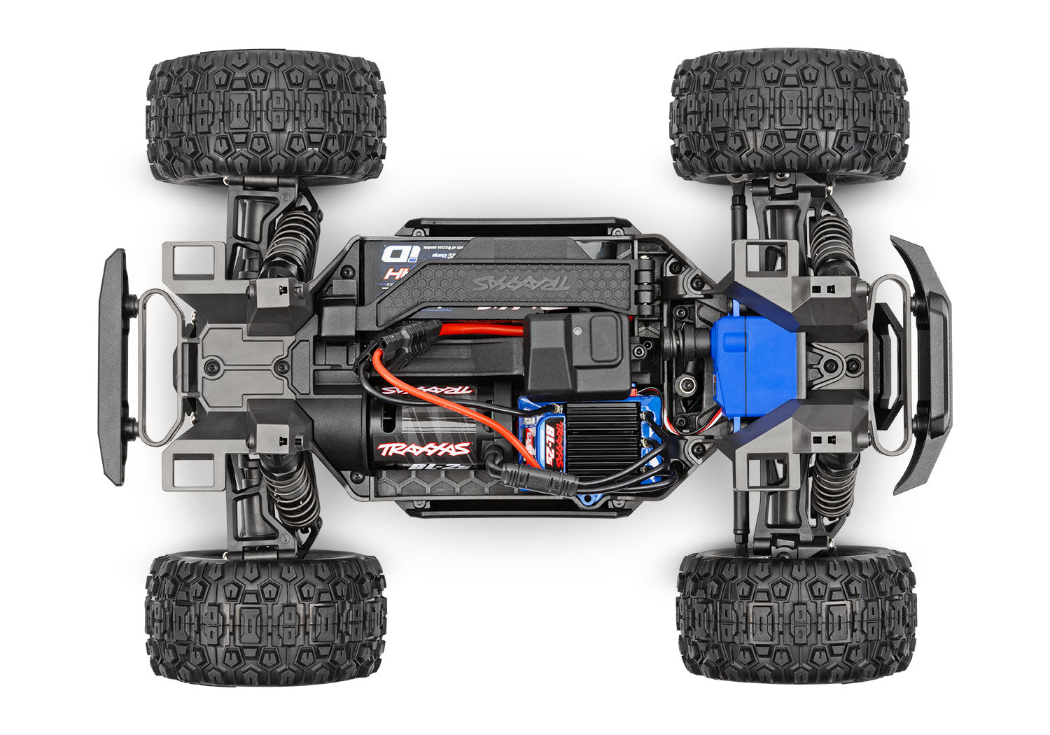 Traxxas - Mini Maxx® Brushless 1/16 4WD RTR Monster Truck w/TQ™ 2.4Ghz Radio, Battery & Charger, Negra