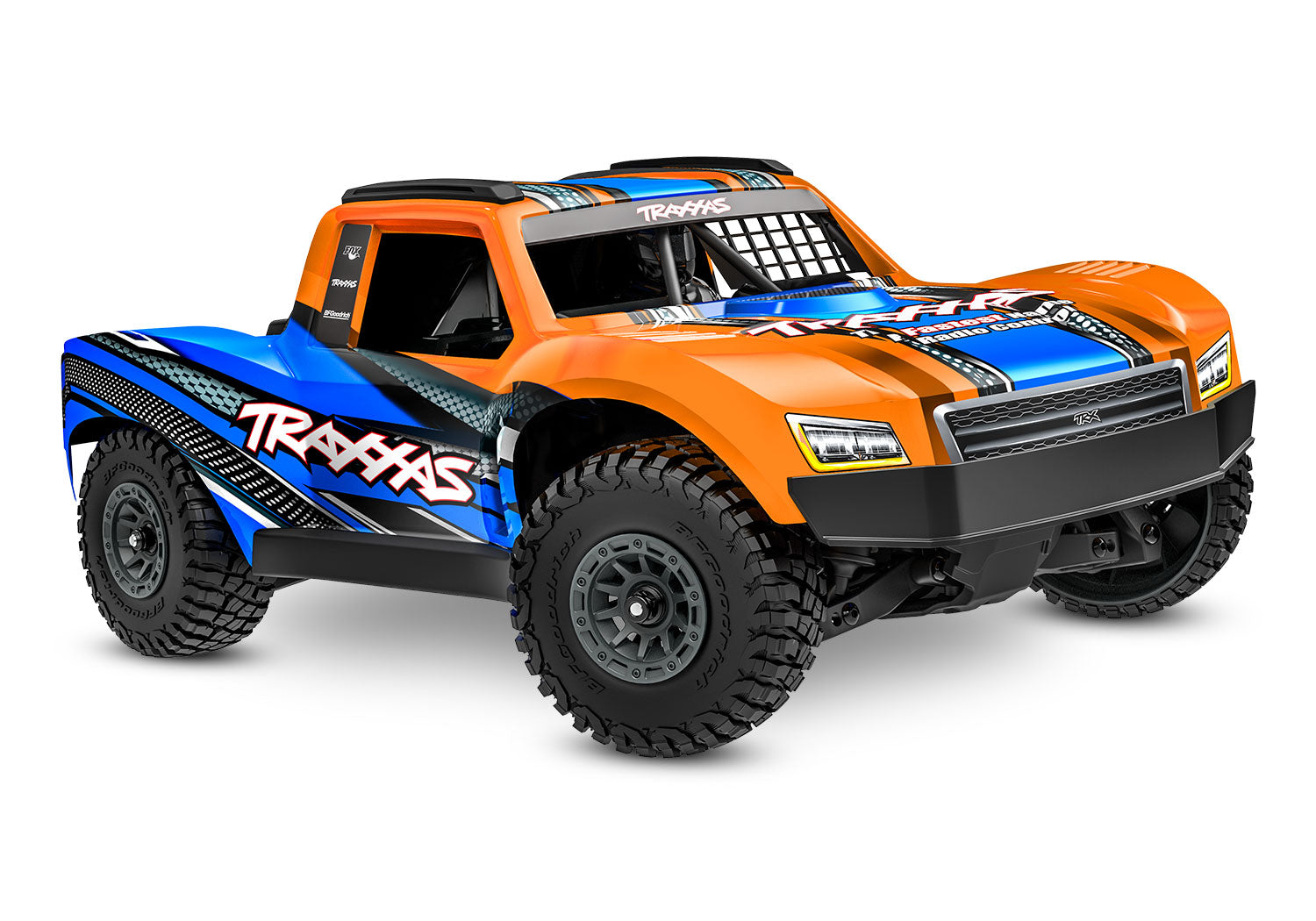 Traxxas - Mini Slash® Brushless 1/16 4WD RTR Short Course Truck w/TQ™ 2.4Ghz Radio, Battery & Charger, Naranja