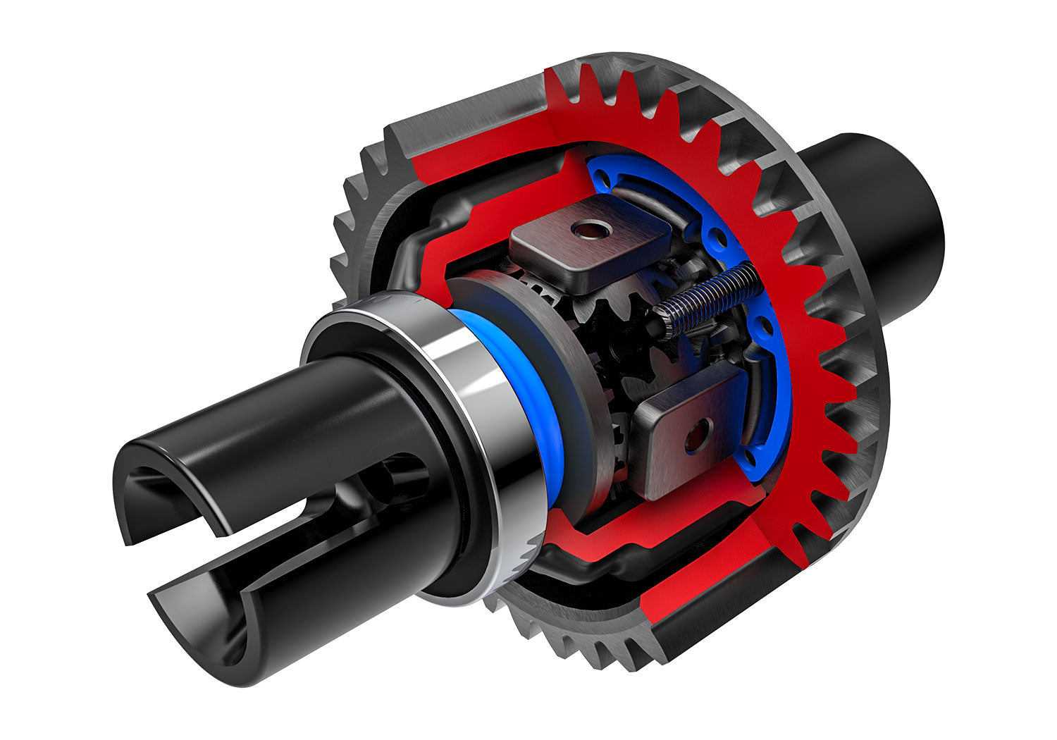 Traxxas - Funco® Pro Scale® 2WD Brushless RTR Sand Car (Red) w/TQi 2.4GHz Radio, Link Module & TSM, Roja