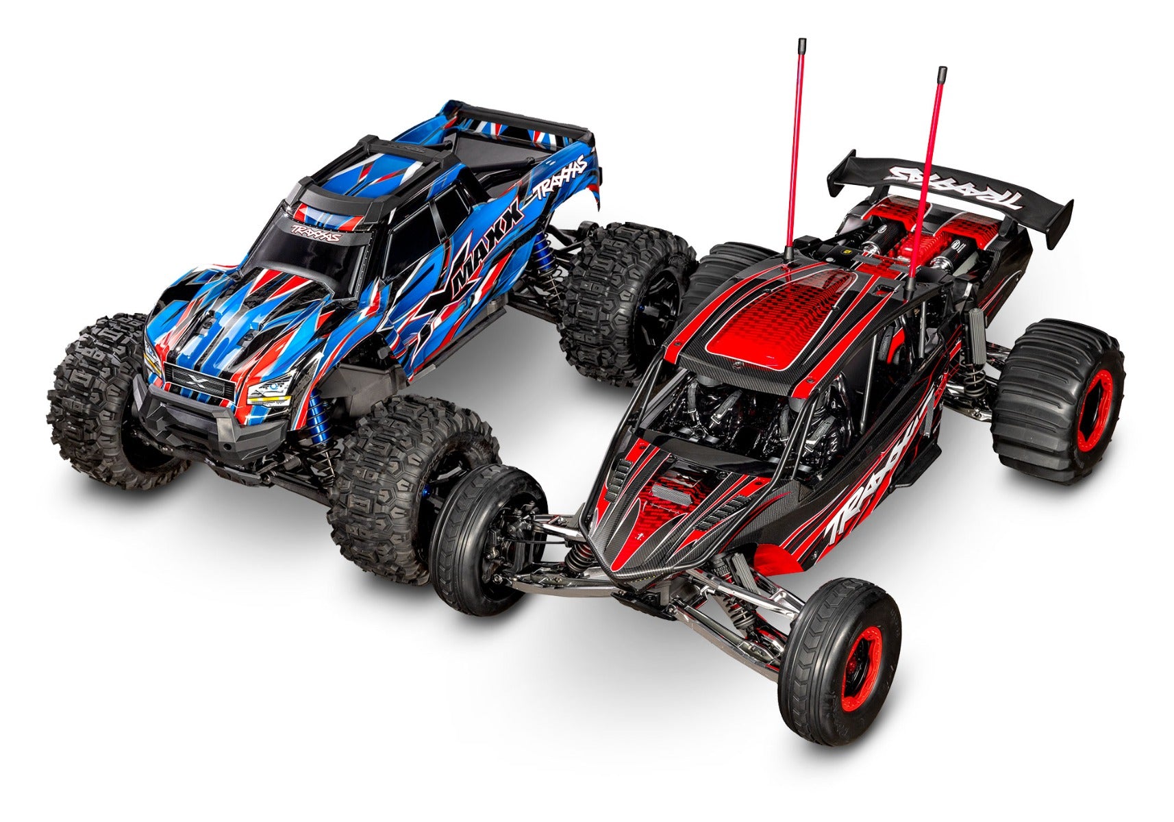Traxxas - Funco® Pro Scale® 2WD Brushless RTR Sand Car (Red) w/TQi 2.4GHz Radio, Link Module & TSM, Roja