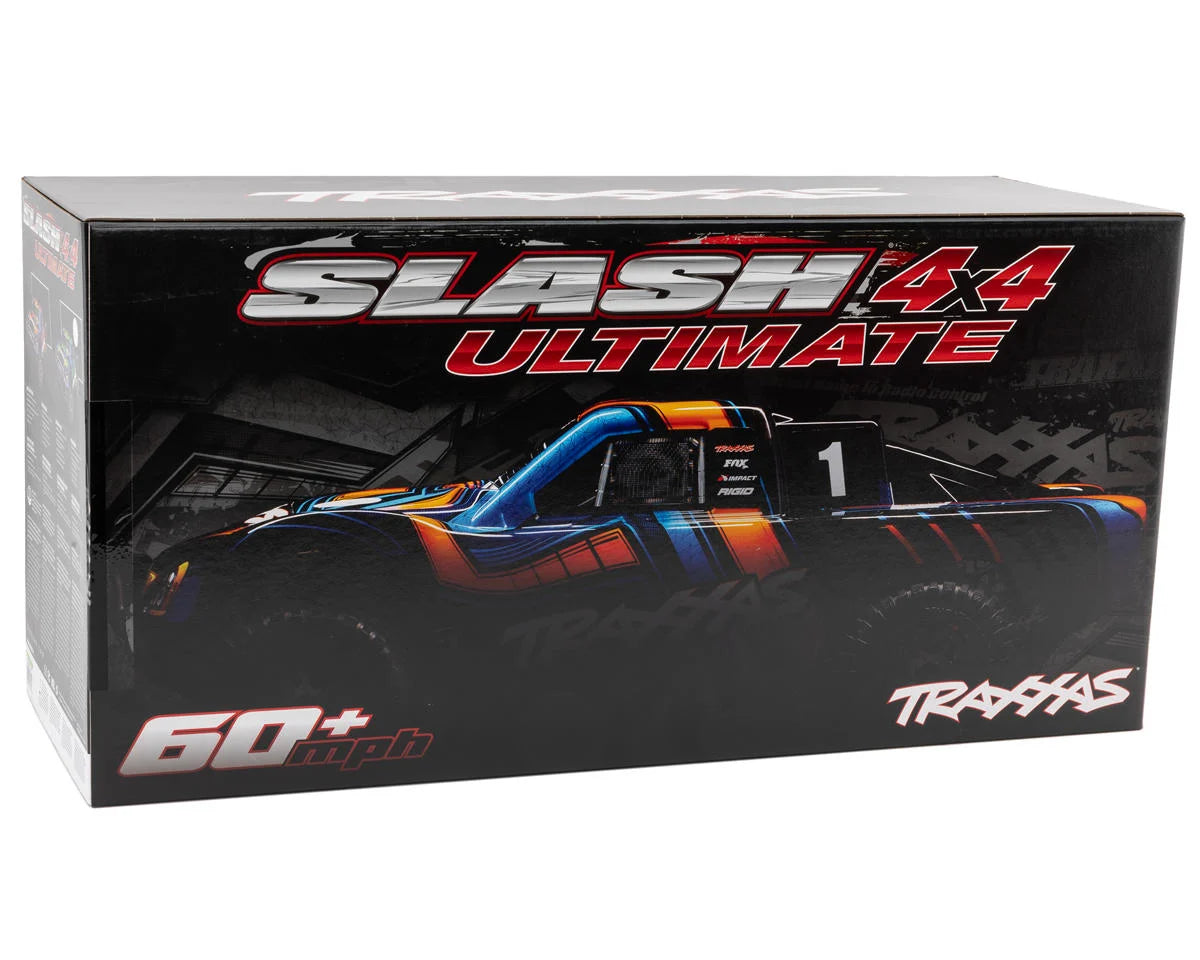 Traxxas - Slash 4x4 "Ultimate" VXL Brushless RTR 4WD Short Course Truck w/TSM & TQi 2.4GHz Radio, Verde