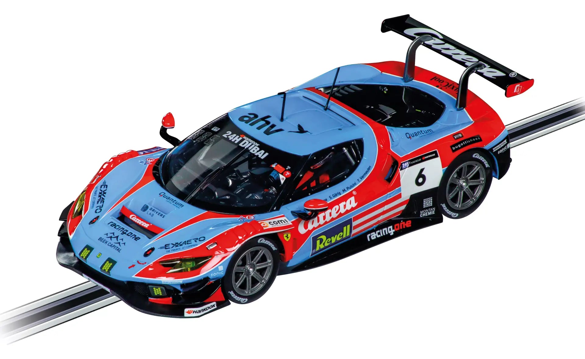 Carrera - "Ferrari 296 GT3 "Carrera, No.6" 24H Dubai" Digital, Escala 1/24