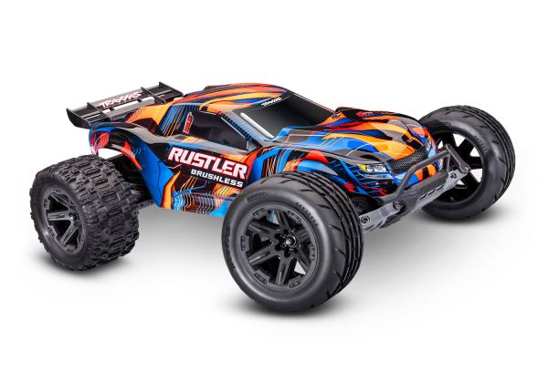 Traxxas - Rustler 2WD Brushless (Naranja)
