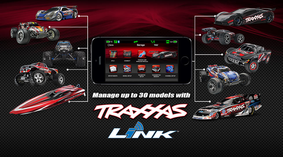 Traxxas - TQi™ 2.4 GHz (4-Channel) Intelligent Radio System Compatible with Traxxas Stability Management® Receiver