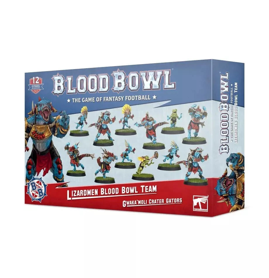 Games Workshop - Lizardmen Blood Bowl Team: Gwaka'moli Crater Gators