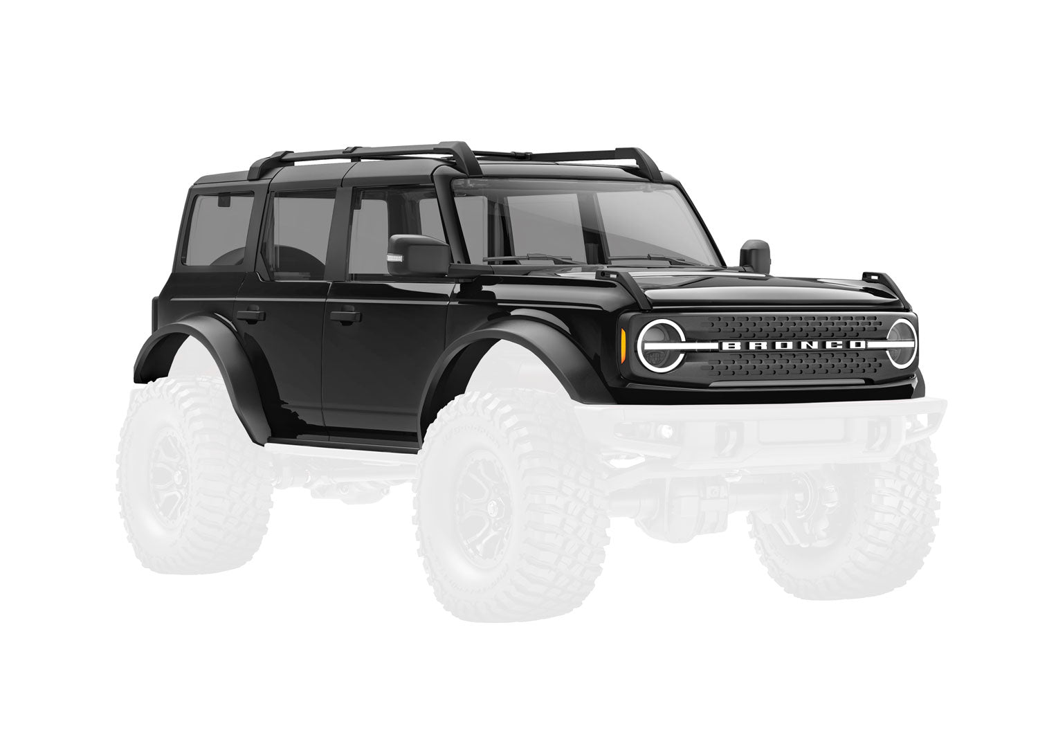 Traxxas - Body, Ford Bronco, complete, Black