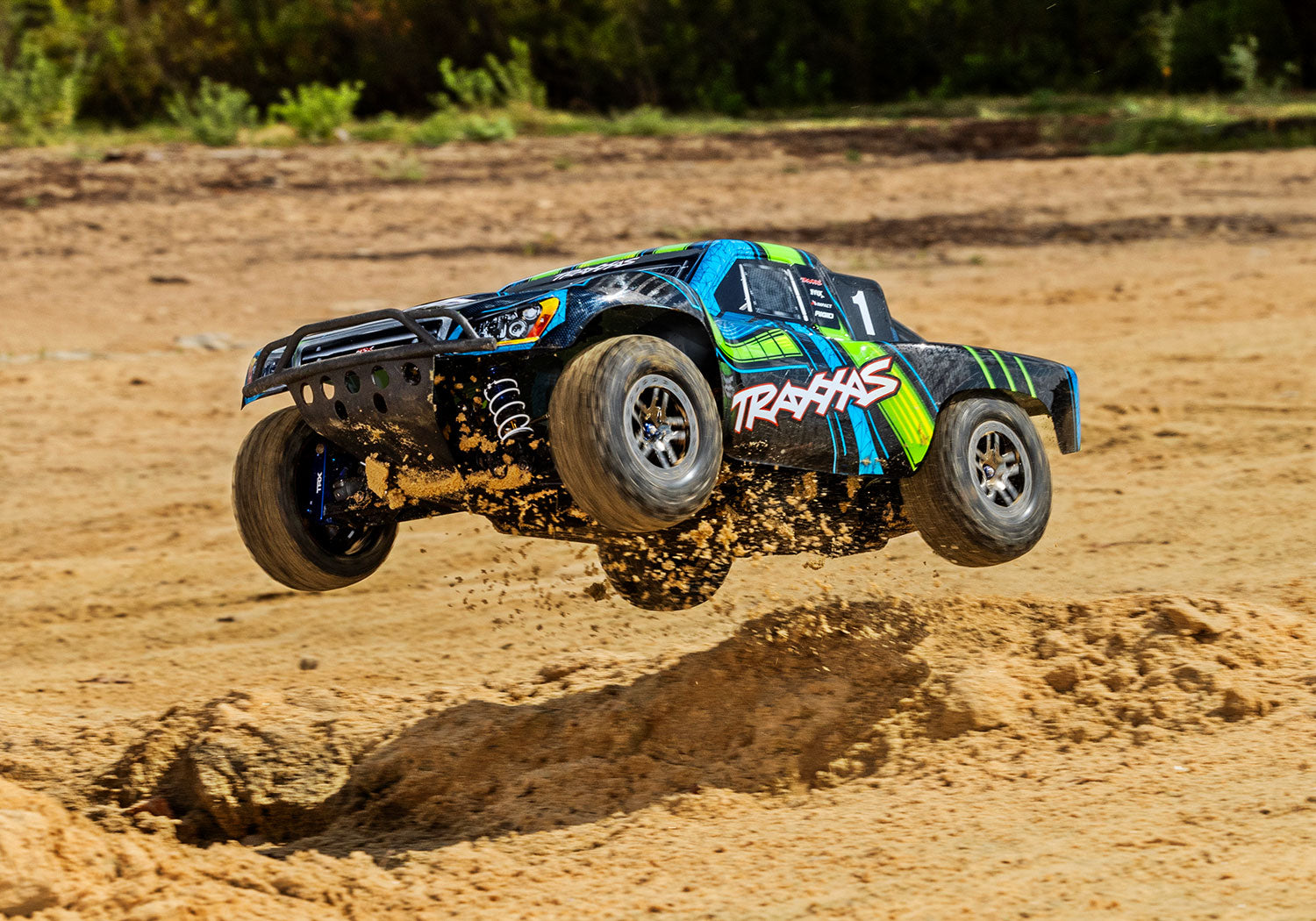 Traxxas - Slash 4x4 "Ultimate" VXL Brushless RTR 4WD Short Course Truck w/TSM & TQi 2.4GHz Radio, Verde