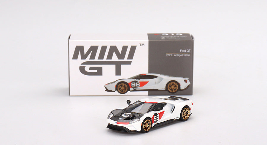 Mini GT - Ford GT 2021 Heritage Edition 1/64