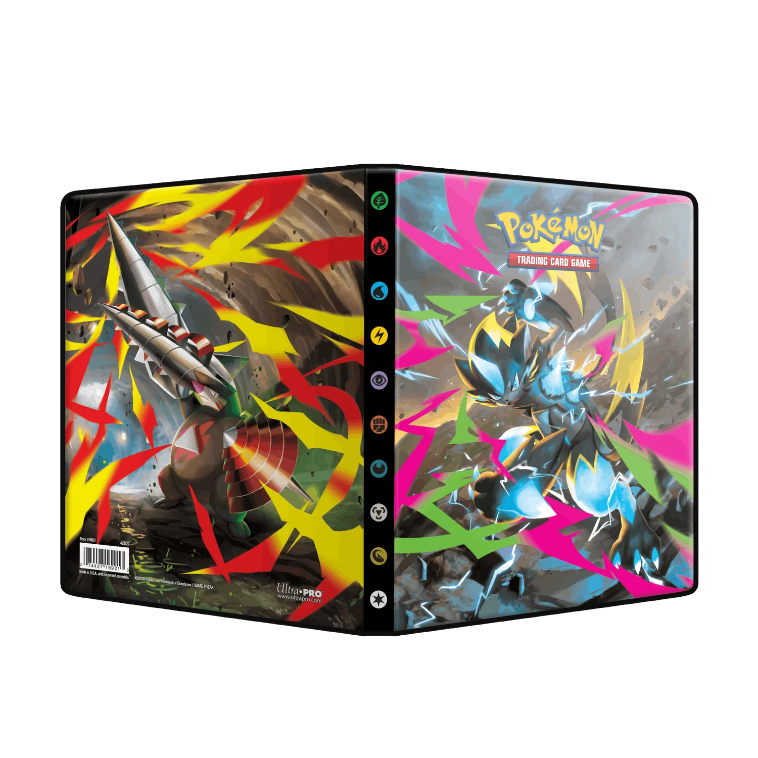 Ultra Pro: Mega Evolution - Pitch Black 4-Pocket Portfolio for the Pokémon