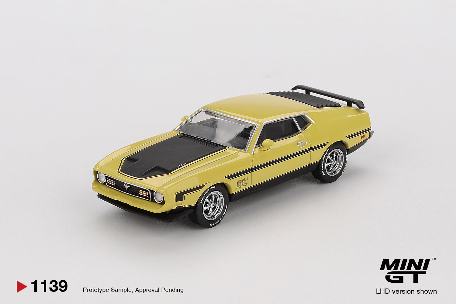 Mini GT - Ford Mustang Mach1 Grabber Yellow 1/64