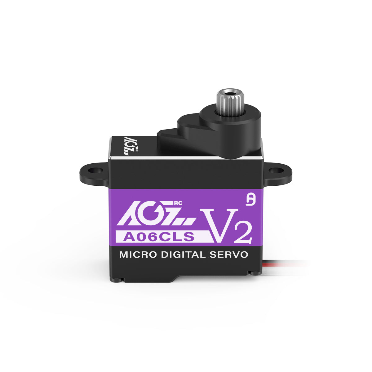 AGFRC - A06CLS V2 SERVO (20T Spline, JST 1.5 Plug) Purple