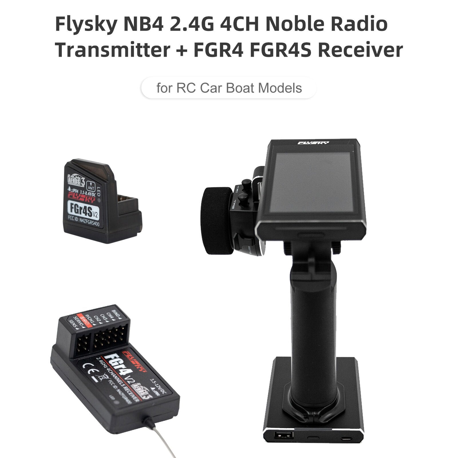 Kyosho - 4000 – FlySky Noble NB4 Radio System