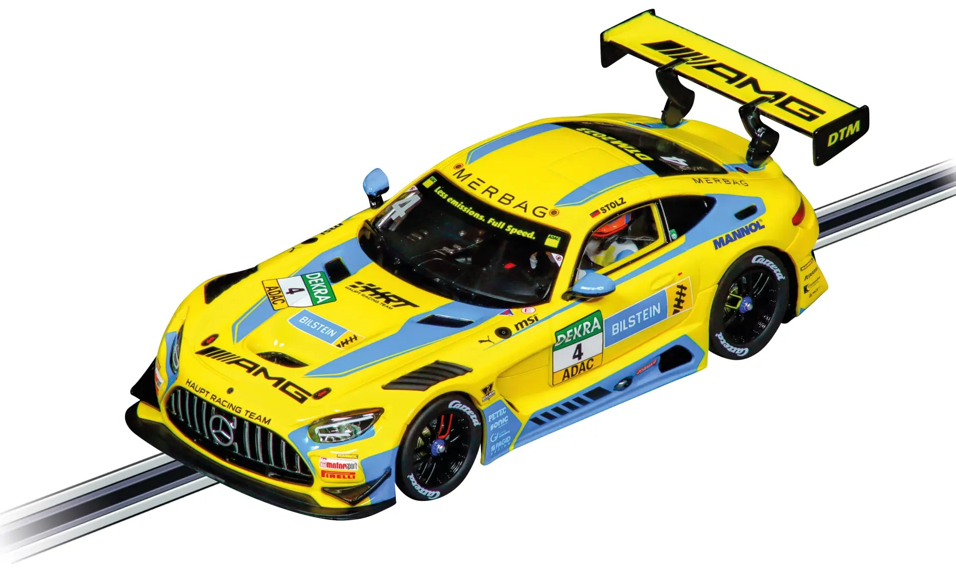 Carrera - "Mercedes-AMG GT3 Evo "Mercedes-AMG Team HRT, No.4" DTM 2024" Analogo, Escala 1/32
