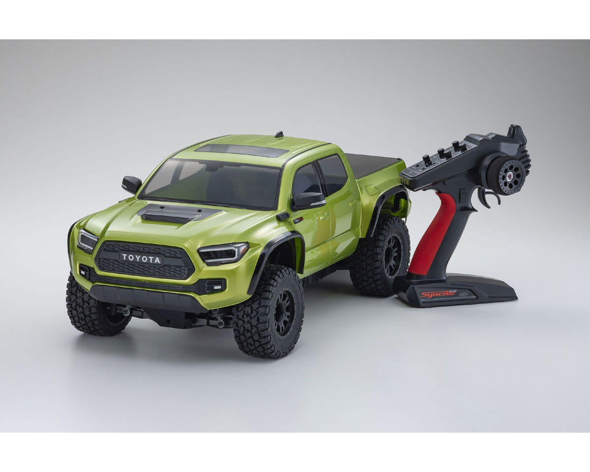 Kyosho - 1:10 Scale Radio Controlled Electric Powered 4WD KB10L Series readyset 2021 Toyota Tacoma TRD Pro Electric Lime