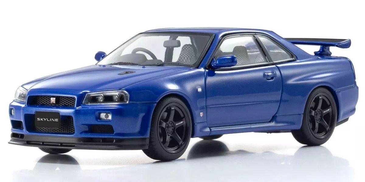 Kyosho - 1/43 NISSAN SKYLINE GT-R VSPEC2 (BLUE)