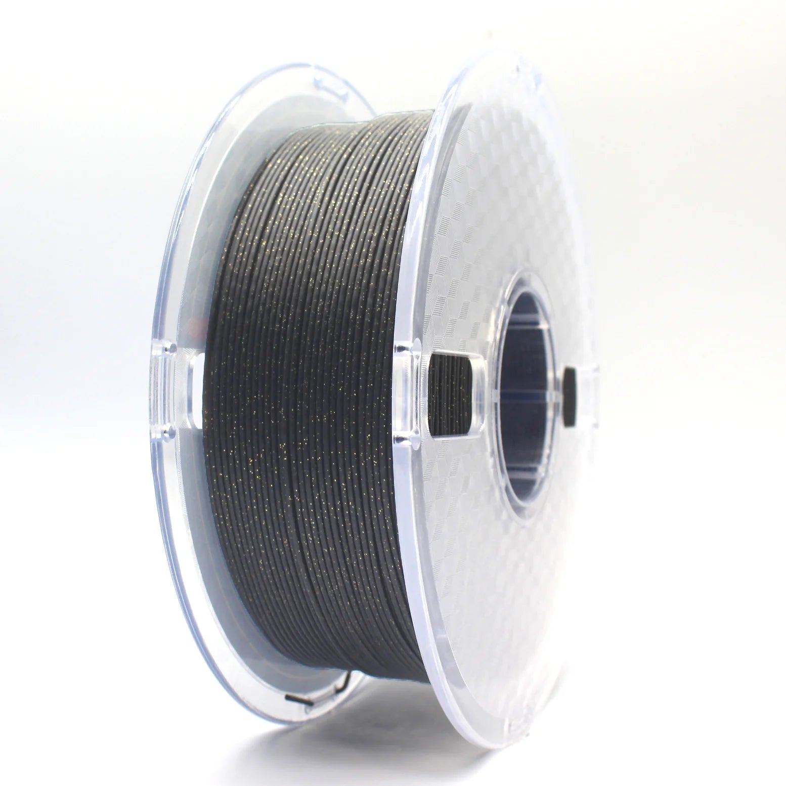 México Makers - Filamento PLA Creative Glitter Negro Obsidiana Dorada para Impresora 3D