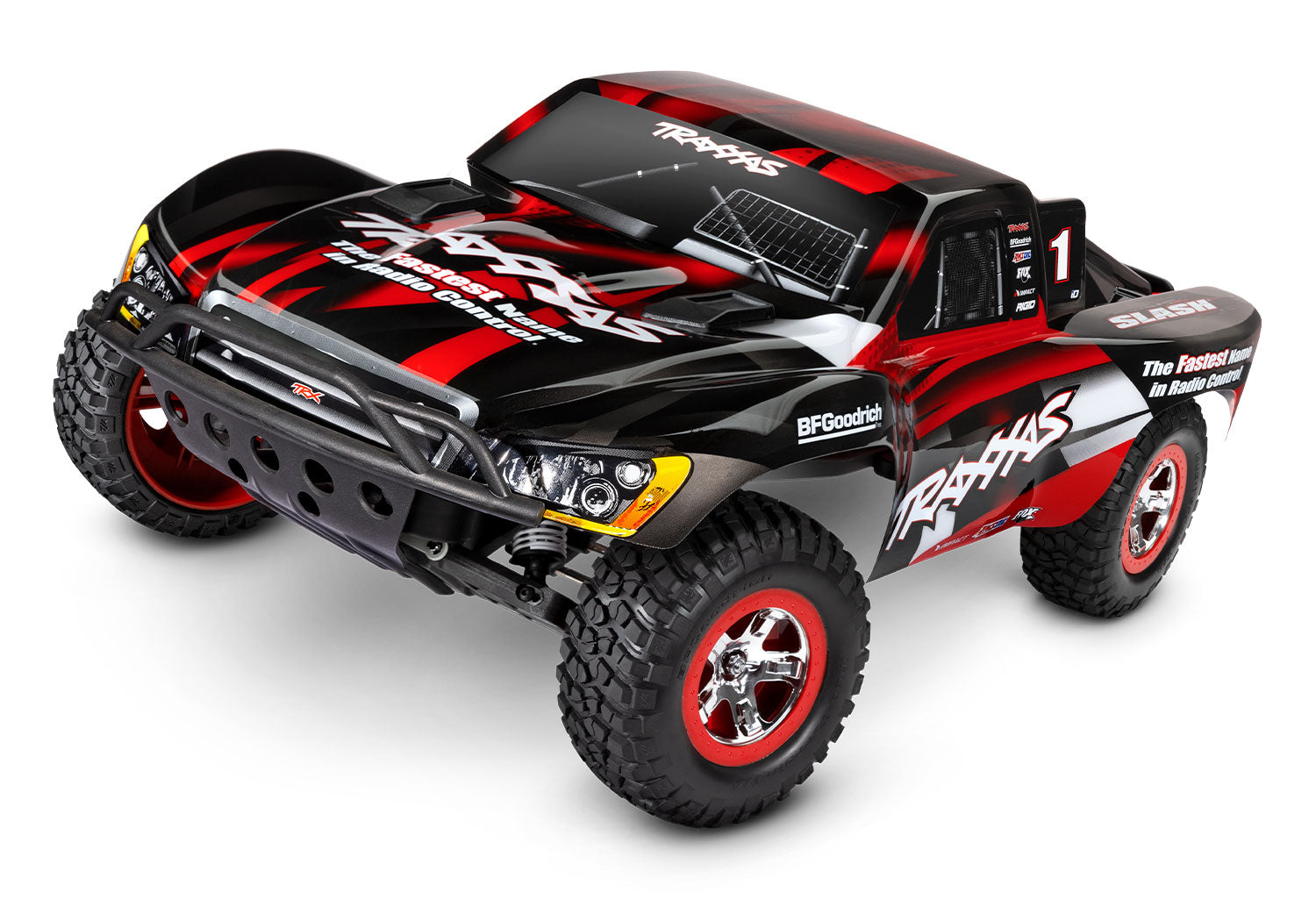 Traxxas - Slash 1/10-Scale 2WD Short Course Racing Truck with TQ™ 2.4GHz radio system, Roja