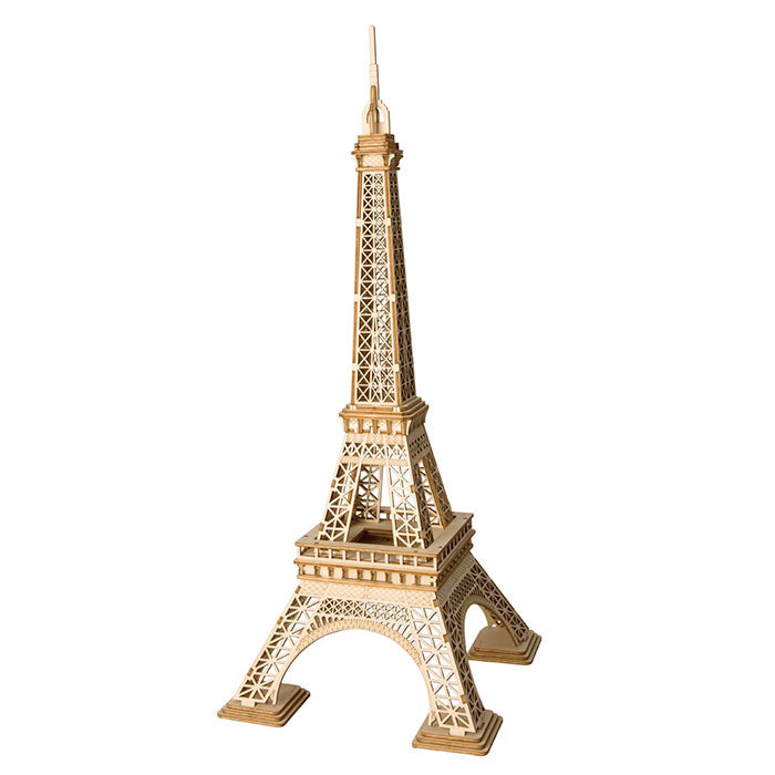 Robotime - Classic 3D Wood Puzzles; Eiffel Tower