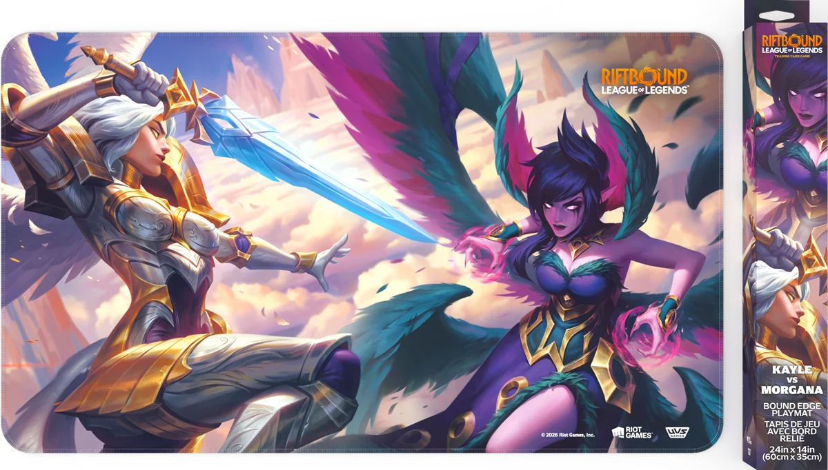 Riftbound TCG: League of Legends - Vendetta Kayle vs Morgana Playmat