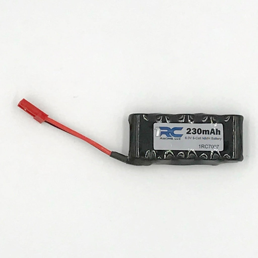 1Rc Racing - Nimh Battery 5 Cell Nimh 6.0V 230Mah 1/18 Mid Spr Edm Lm En Existencia