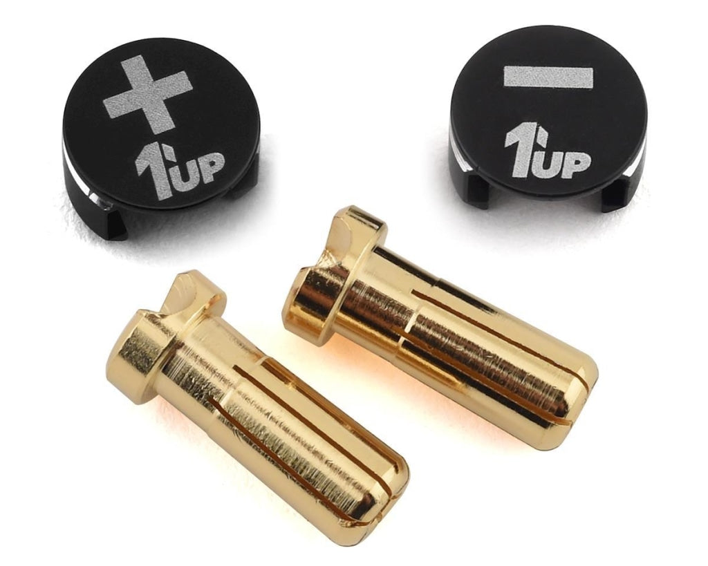 1´up - Lowpro Bullet Plugs & Grips 5Mm Black/black En Existencia