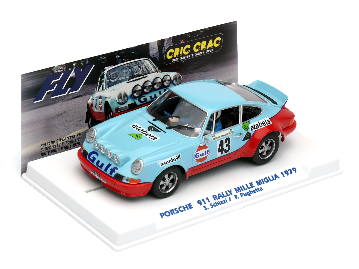 Fly - Porsche 911 Carrera RS - Gulf #43 Piave Jolly. - Análogo escala 1/32