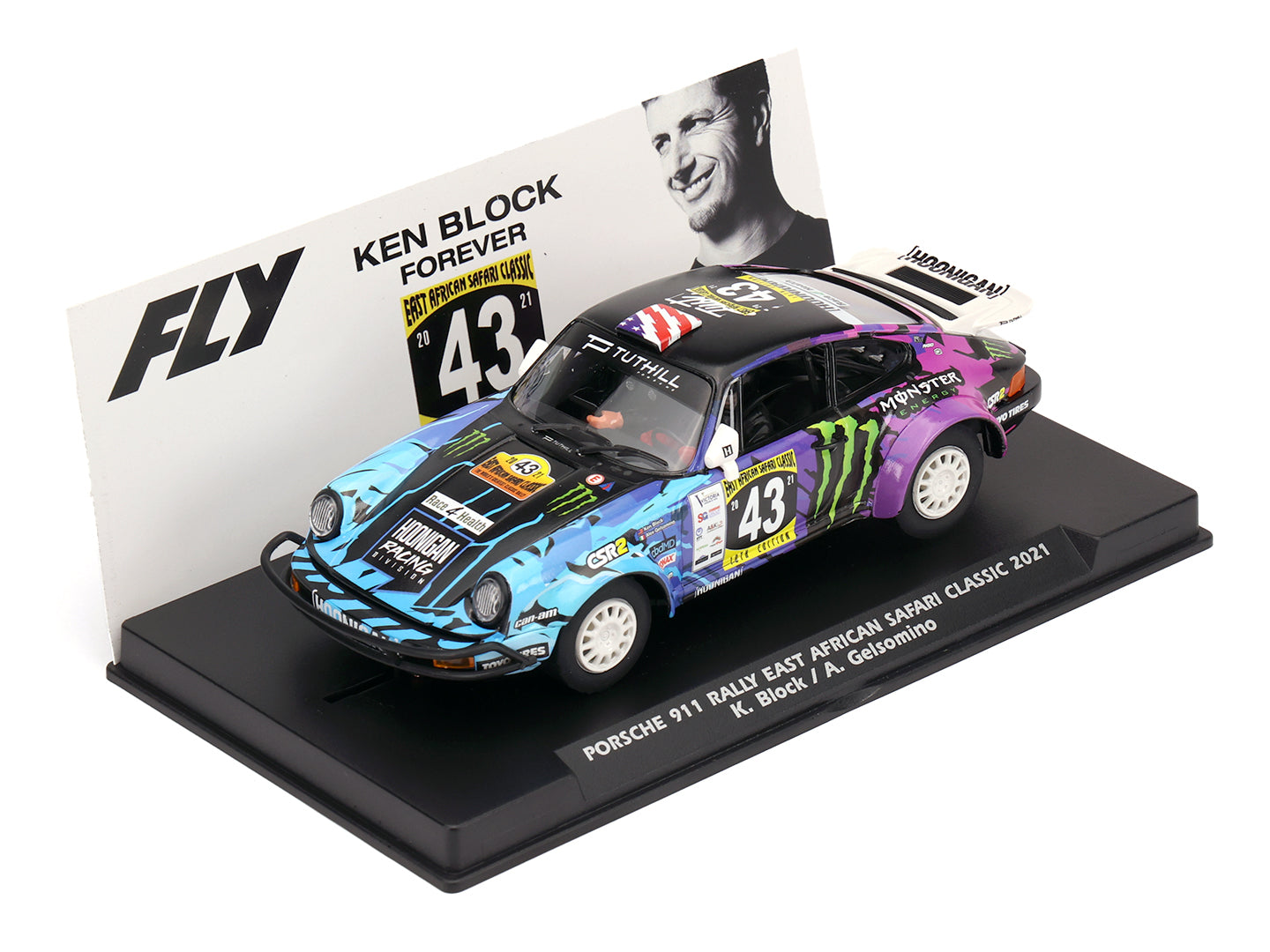 Fly - Porsche 911 - Ken Block #43 - ´21 Rally East African Safari - Análogo escala 1/32
