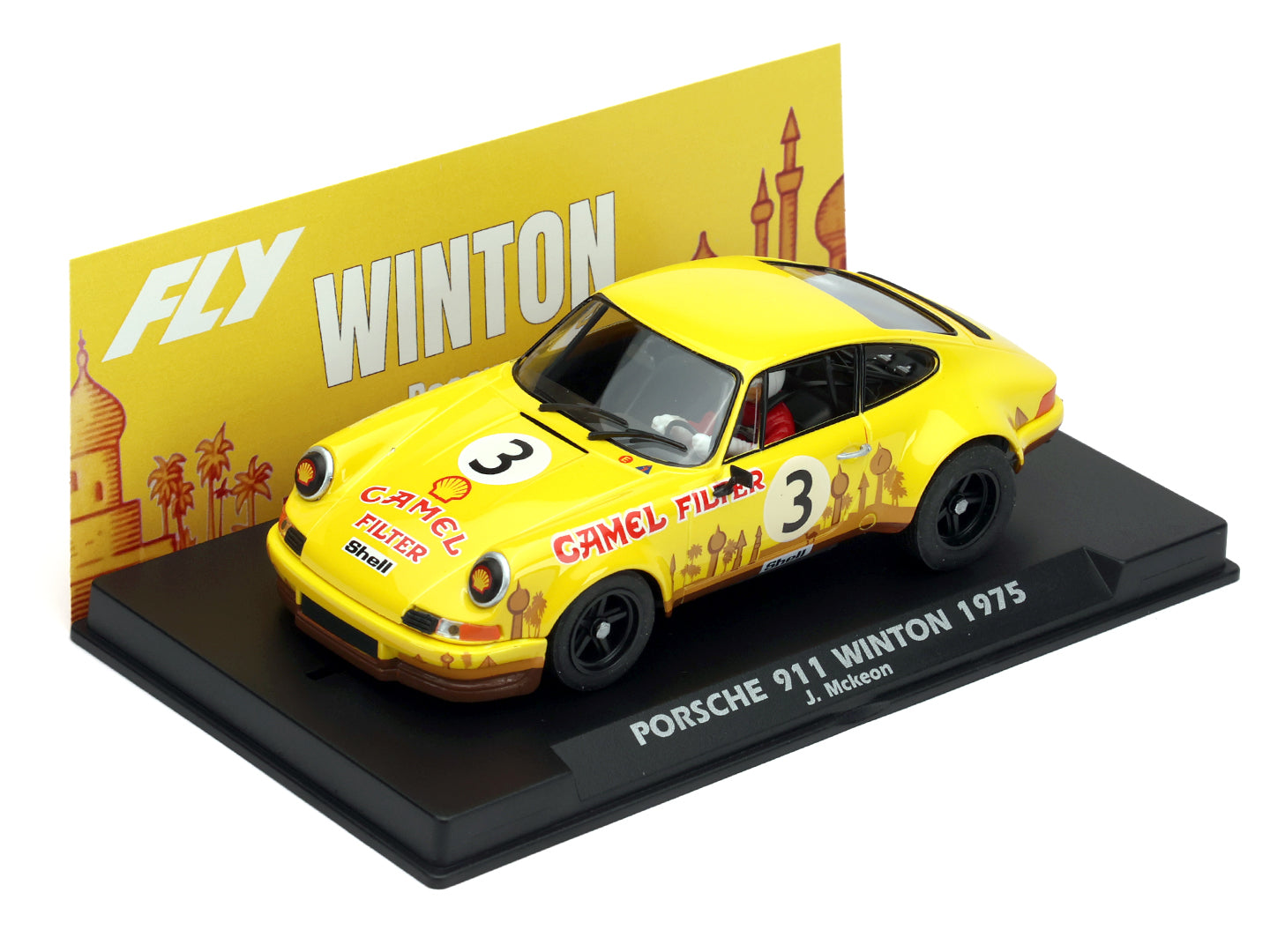 Fly - Porsche 911 - Camel #3 - '75 Winton - Análogo escala 1/32