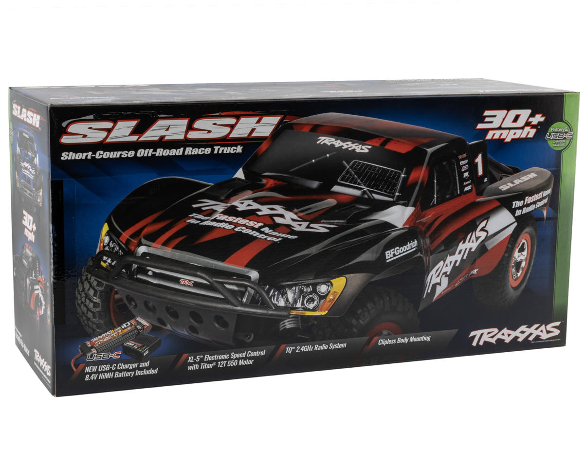 Traxxas - Slash 1/10-Scale 2WD Short Course Racing Truck with TQ™ 2.4GHz radio system, Azul