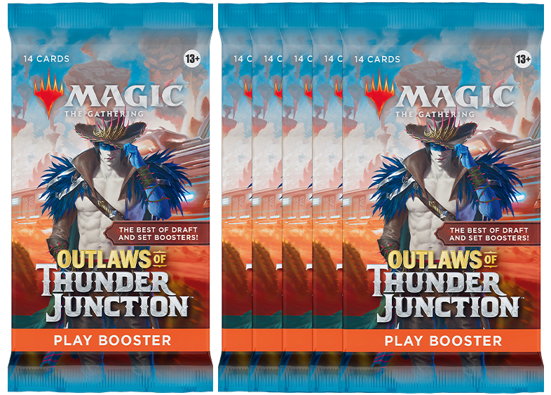 Magic MTG - Outlaws of Thunder Junction - Play Booster Caja (Inglés) - Magic: The Gathering