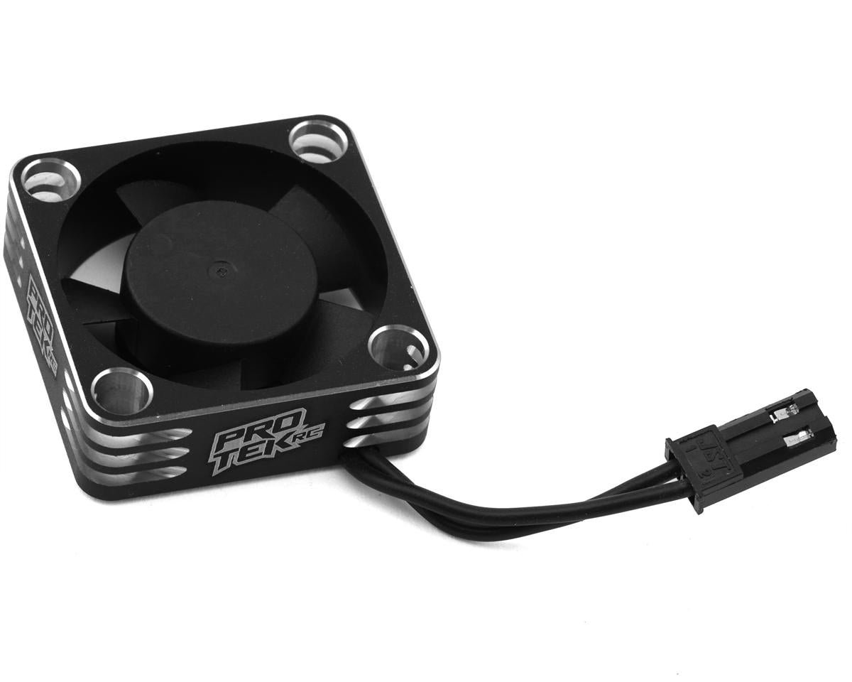 Protek RC - Ventilador de refrigeración de alta velocidad ProTek RC de aluminio de 30x30x10 mm (plata/negro)