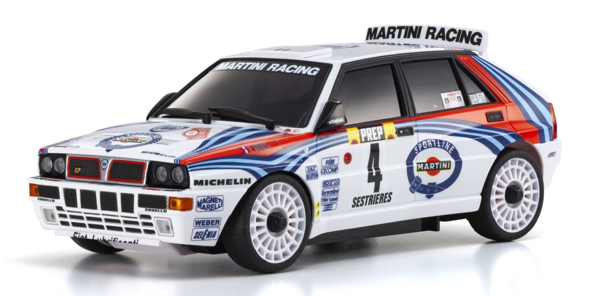 Kyosho - MINI-Z AWD LANCIA DELTA No.4 1992 Monte Carlo Rally Winner