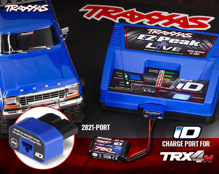 Traxxas - EZ-Peak iD Charger Port Adapter (TRX4-M)