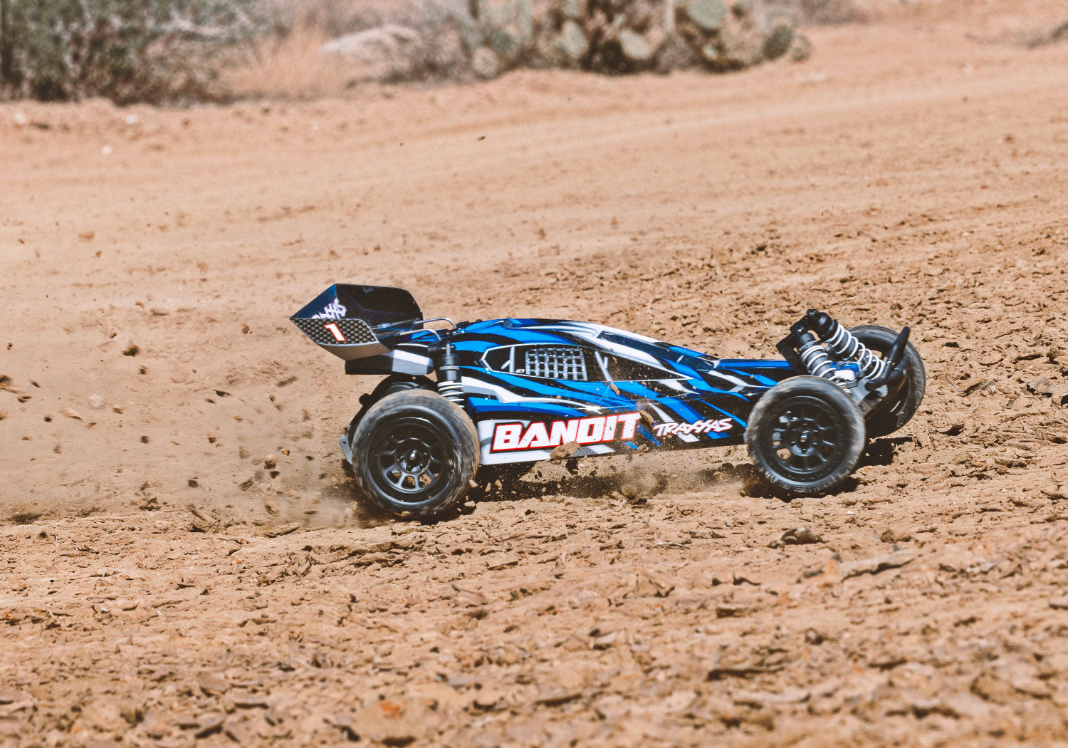 Traxxas - Bandit HD 1/10 RTR 2WD Electric Buggy w/XL-5 ESC, TQ 2.4GHz Radio, Battery & USB-C Charger, Azul
