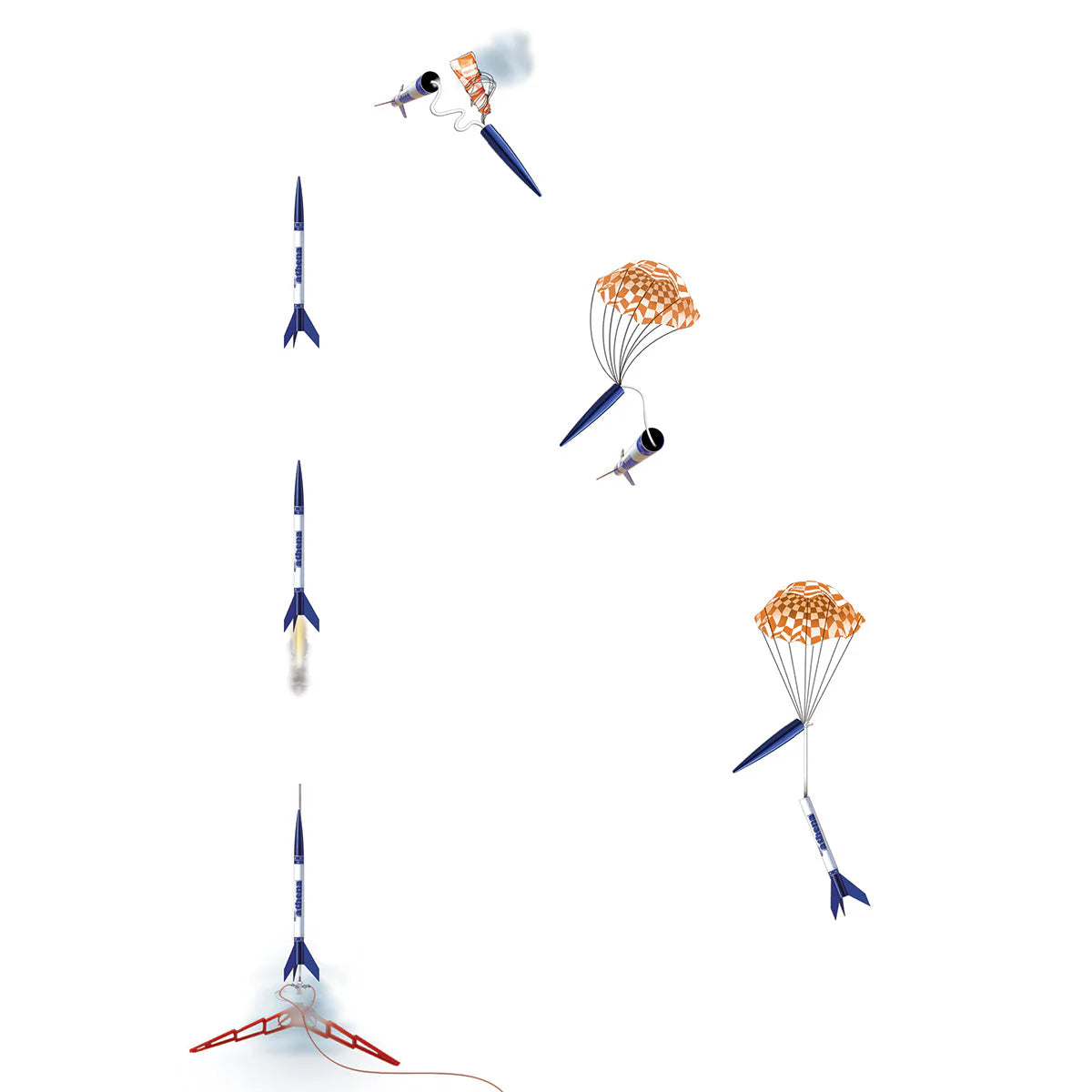 Estes - Athena Model Rocket Kit, RTF (Ready to Fly)