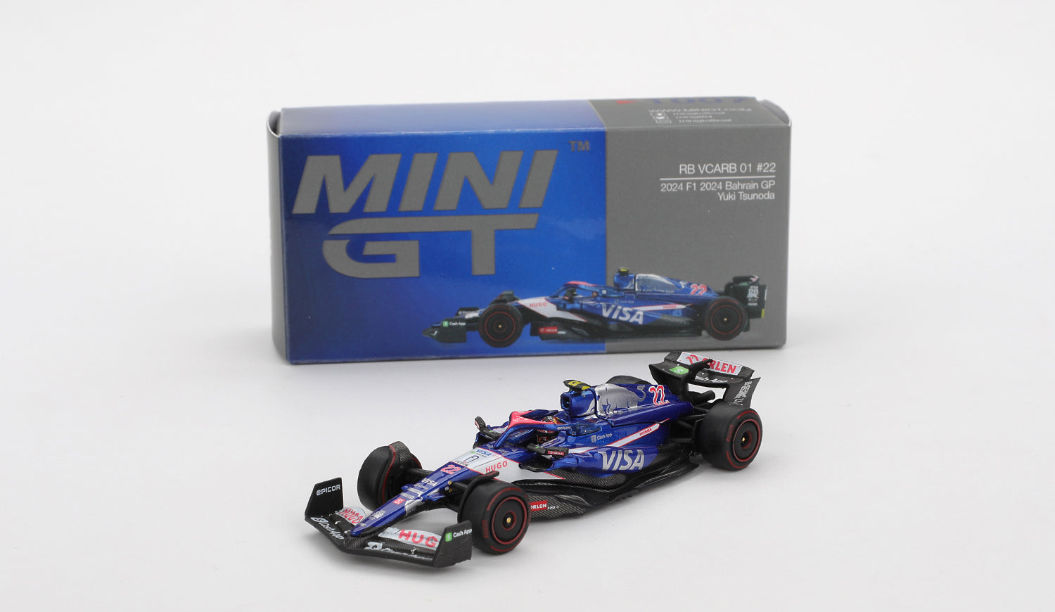 Mini GT - RB VCARB 01 #22 Yuki Tsunoda 2024 F1 2024 Bahrain GP 1/64