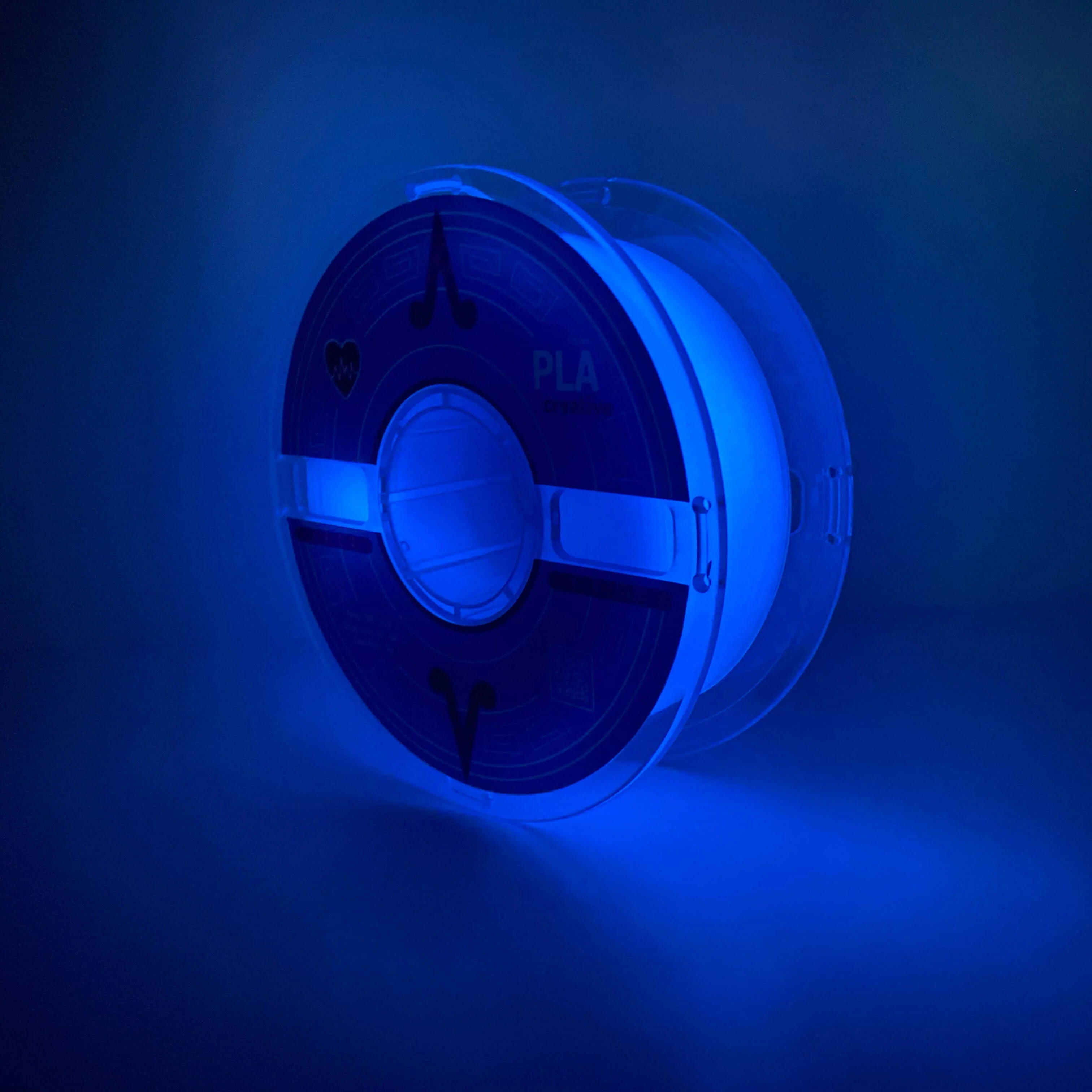 México Makers - Filamento PLA Creative Glow Azul para Impresora 3D