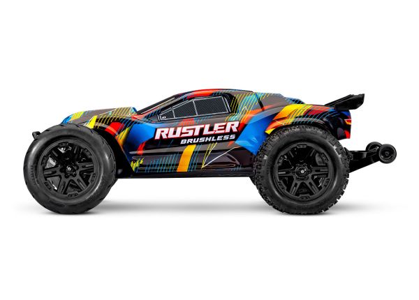 Traxxas - Rustler 2WD Brushless (Amarillo)