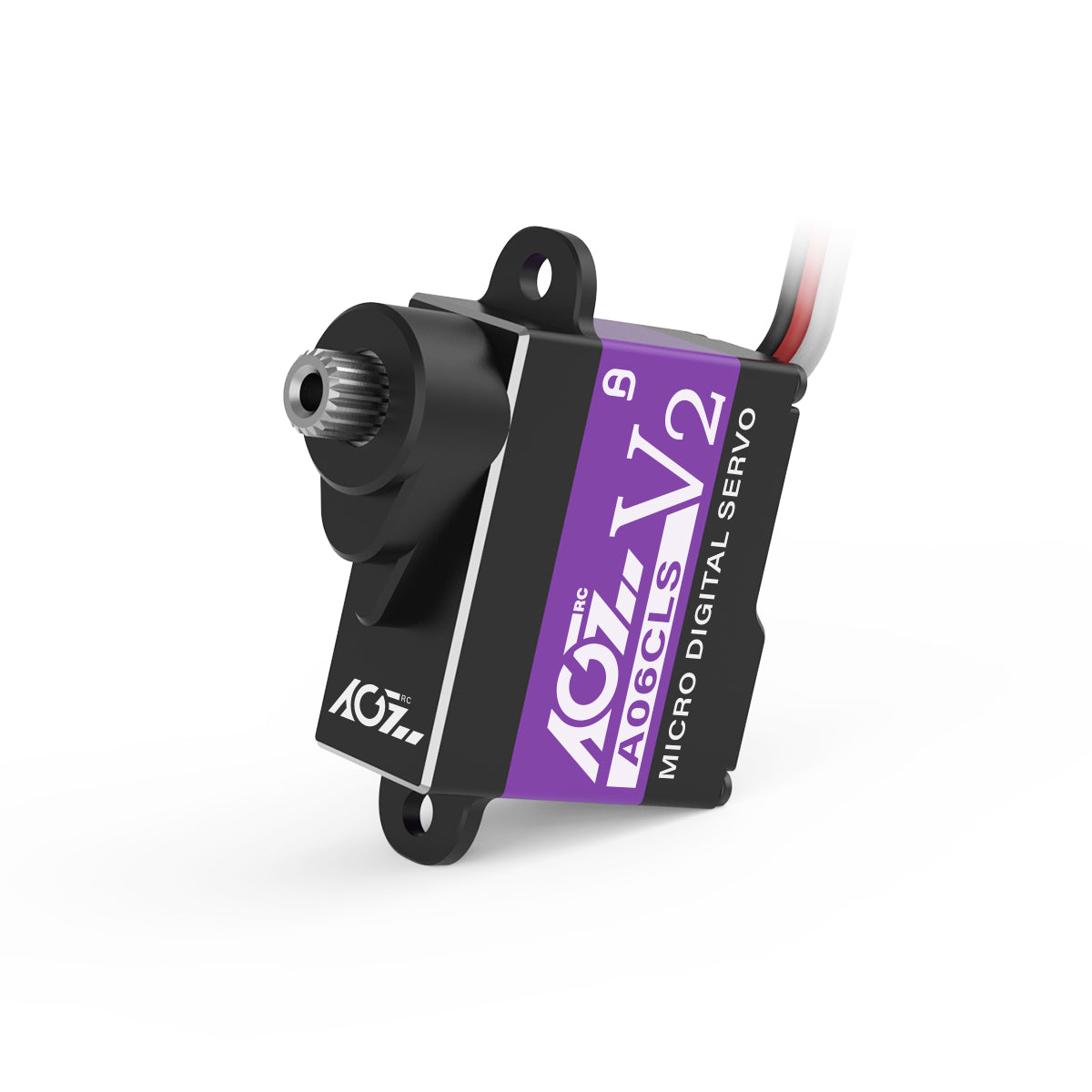 AGFRC - A06CLS V2 SERVO (20T Spline, JST 1.5 Plug) Purple