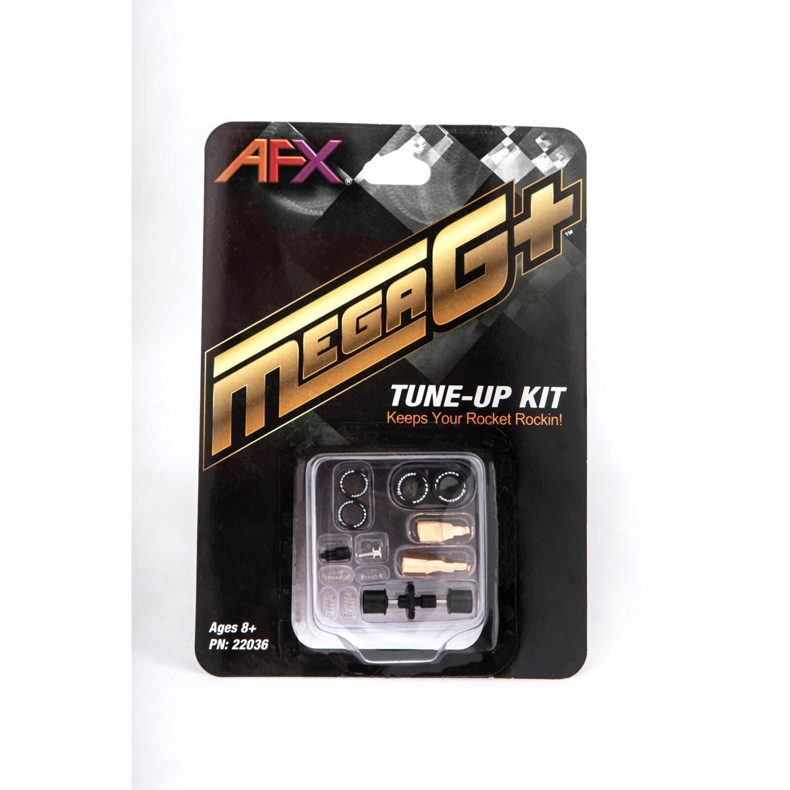 AFX - Mega-G+ Tune Up Kit with Front & Rear Tires, Escala 1/64