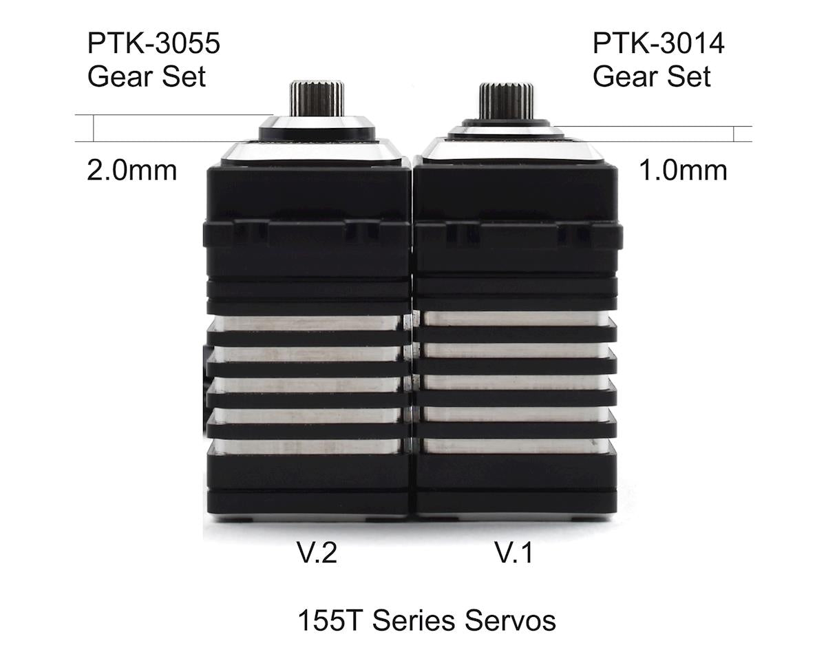 Protek RC - 155T Metal Servo Gear Set (Gasket Spline)