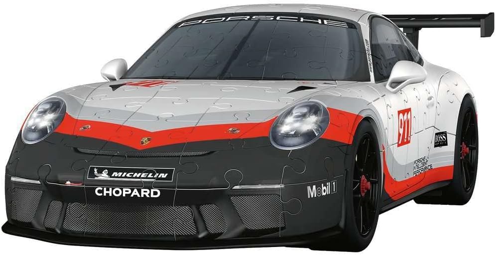 Ravensburger - Rompecabezas 3D: Autos - Porsche 911 GT3 Cup