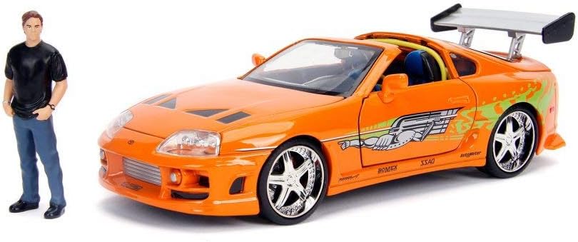 Jada Toys - Fast & Furious Brian's Toyota Supra, escala 1:24